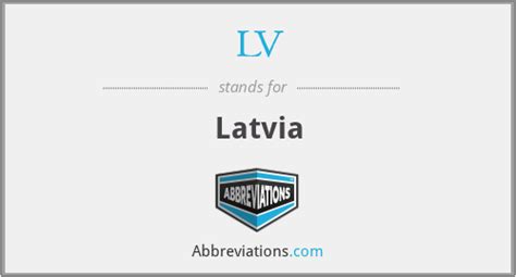 What is the abbreviation for Latvia